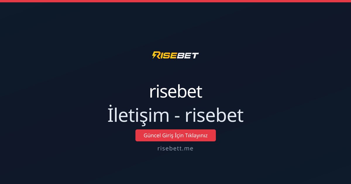 İletişim - risebet