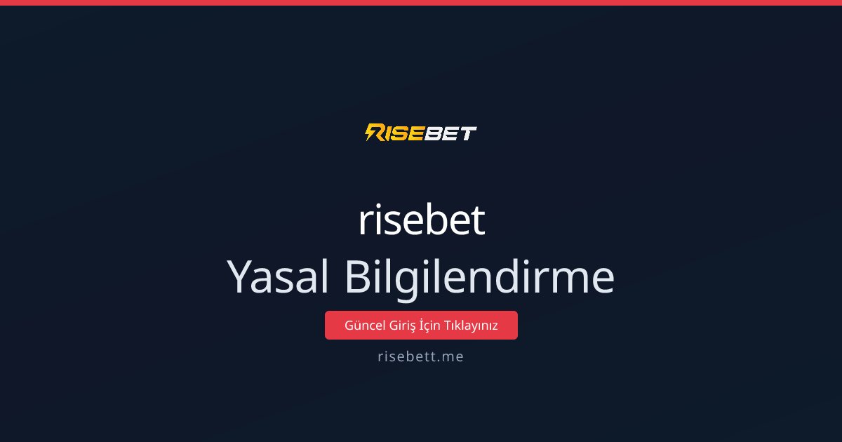 Yasal Bilgilendirme
